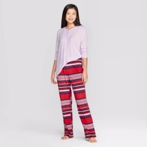 Violet Stripe Sleepwear